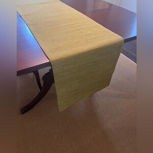 CRATE & BARREL CITRON 115” TABLE RUNNER